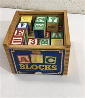 Wooden ABC & 123 Blocks T8C