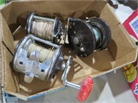 (3) BAIT CASTOR REELS