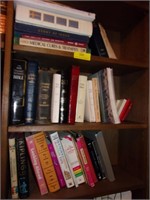 3 Shelves of Books-Bibles