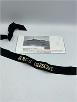 HAT BAND - WWII ROYAL CANADIAN NAVY - HMCS