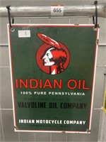 Indian Oil Enamel Sign - 295 x 395 - Modern