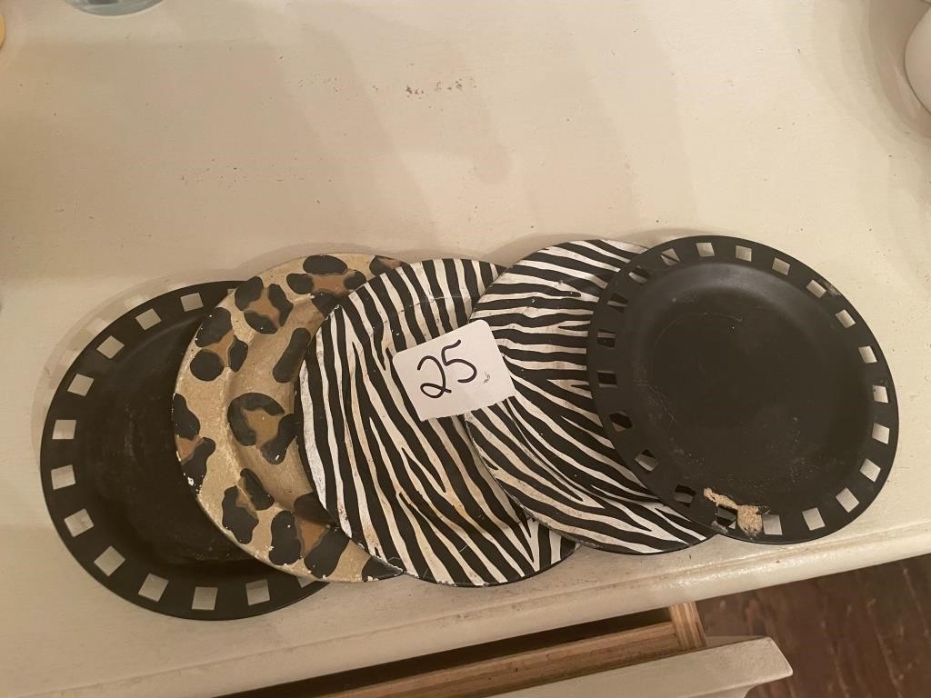 animal print coasters