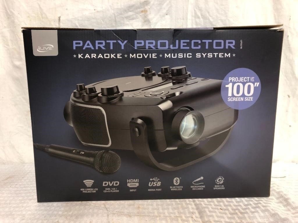 Party Projector 100" Screen Size