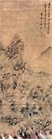 Chinese Ink color Scroll Landscape Painting