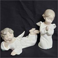 Lladro cherub figurines in original box