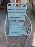 Metal patio chair