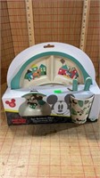 Mickey Mouse plate bowl and cup set