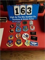 Lot of 18 misc Military Badges Patches