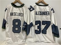 2 Seahawk Jersey’s, Hasselbeck & Alexander Sz