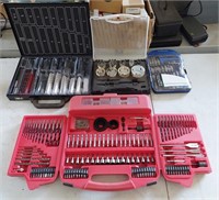 Case Of Whole Saws, Case of Drill Bits, Sockets,