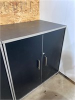 Shop cabinet. 29.75 x 19.75” x 32” high. Lockable