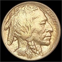 1914-S Buffalo Nickel CHOICE AU