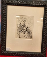 11 - SALVADOR DALI ETCHING "EL CID" W/ COA