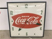 Coke Fishtail Clock