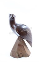 Hand Carved Ironwood Art Sculpture Eagle Figurine