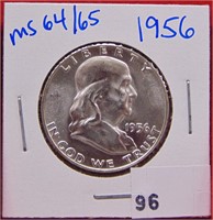 1956 Franklin Half Dollar, MS++
