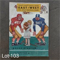 24th Annual Shrine East - West Football Magazine