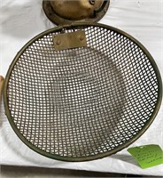 Primitive metal basket/strainer