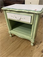 PAINTED FRENCH PREVENTIAL NIGHTSTAND