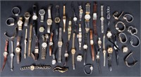 Large Vintage Wristwatch Lot Over 50