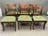 Set of Six Vintage Dining Chairs