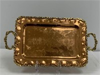 Brass and Copper Tray