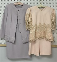 Vintage Lavender and Pink Suits