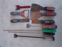 Matco & SnapOn screwdrivers, other scrapers
