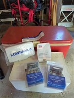 Fishing rod holders & Lowrance pieces