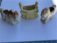 Lot of (3) Figural Planters