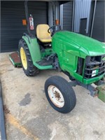 2000 John Deere 4300 with Brush Hog