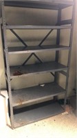 Steel Shelf Unit, 76” Tall, 36” W, 14.5” Deep
