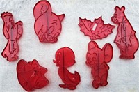 VINTAGE LOEW'S 1955 COMIC CHARACTER COOKIE CUTTERS