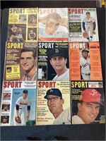 9 vintage Sport Magazine lot