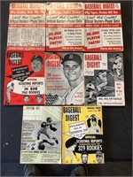 8 1960s baseball digest lot