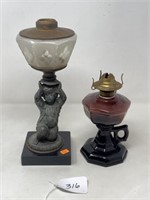 2 Oil Lamps