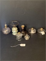 Flat of Oil Lamps, Etc.