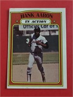 1972 Topps Hank Aaron Card #300 HOF 'er