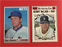 1970 Topps Tom Seaver & Denny McLain All-Star Card