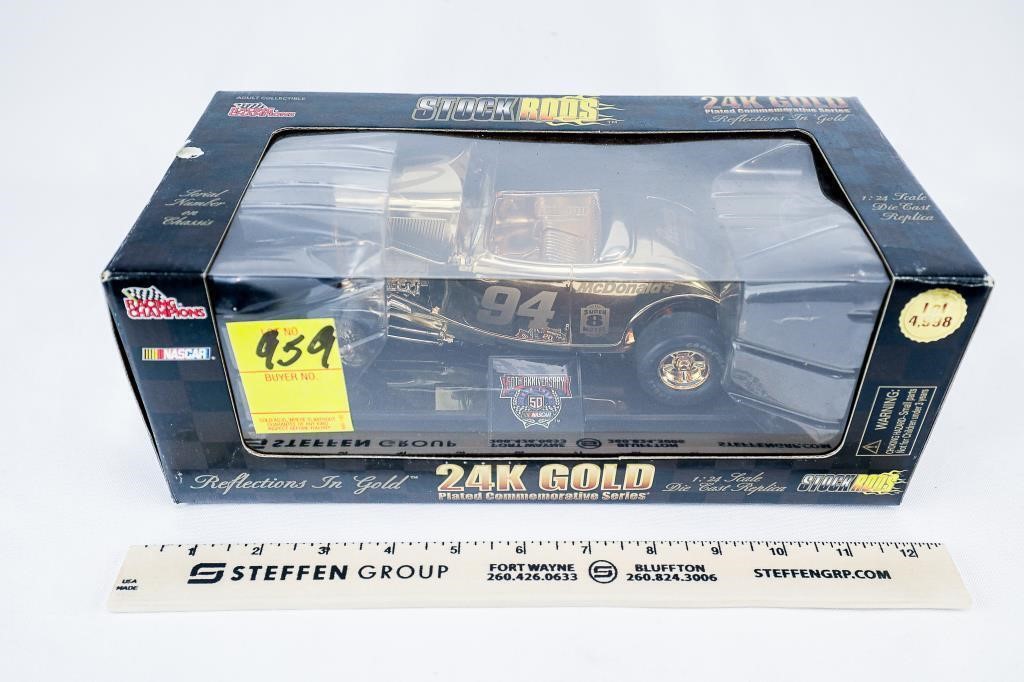 50th Anniversary 24K Gold Stock Rod Model Car