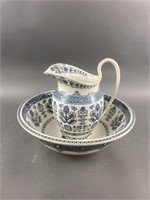 Vintage Wedgwood Wash Basin & Pitcher