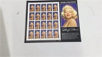 Legends of Hollywood Marilyn Monroe Stamps TCG