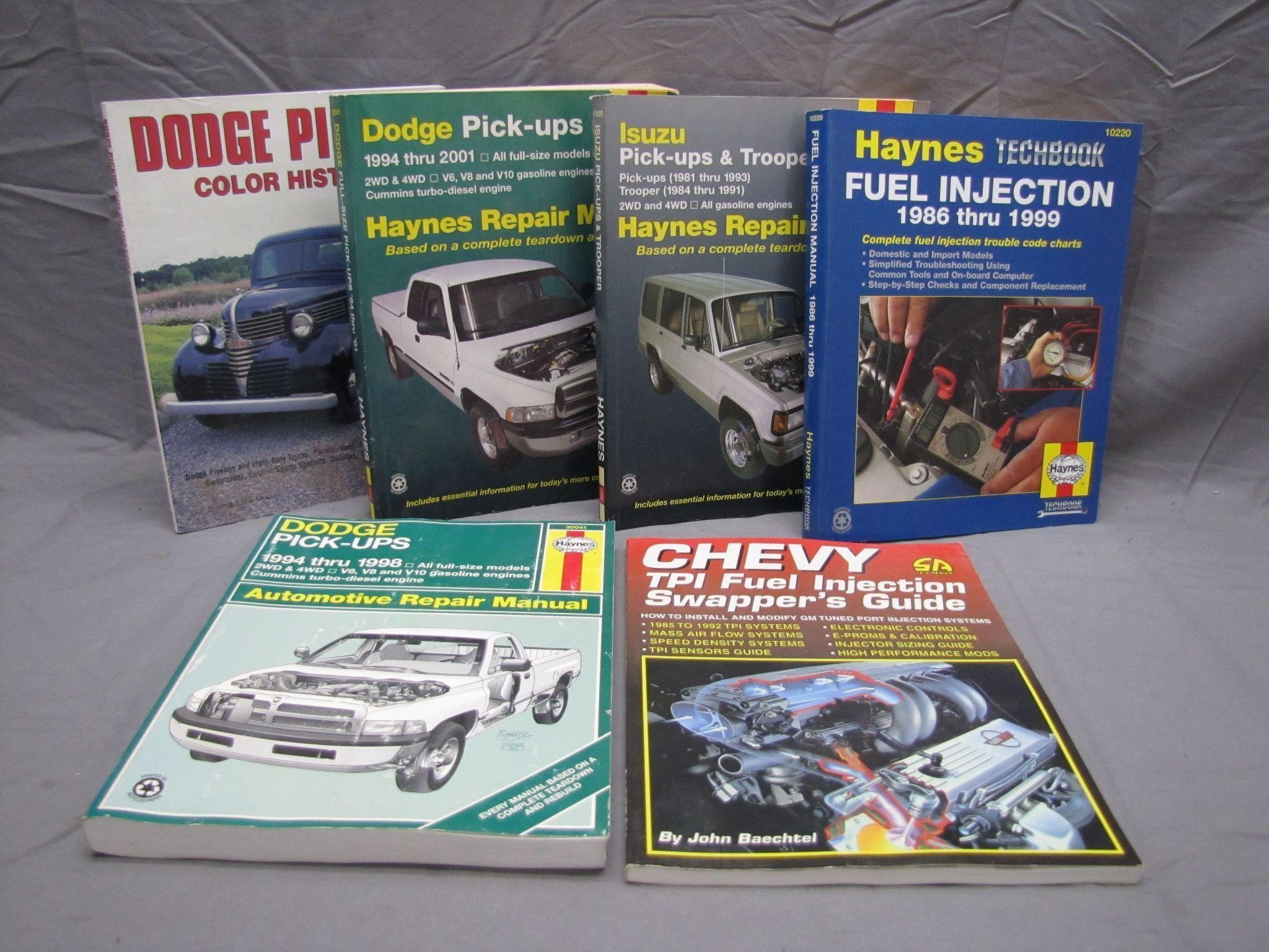 Lot of 6 Vintage Mechanic's Guides and Manuals