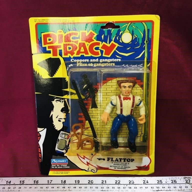 1990 Playmates Flattop Action Figure (Sealed)