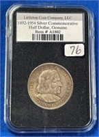 1893 Columbian Silver Half Dollar