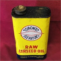 Toronto Elevators Linseed Oil Can (Vintage)