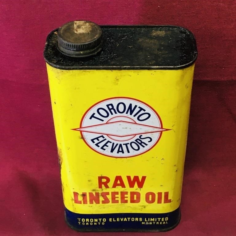 Toronto Elevators Linseed Oil Can (Vintage)