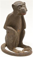 Cast Iron Monkey Door Stop