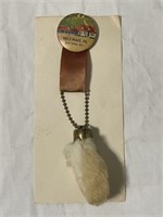 Pin with Rabbit Foot