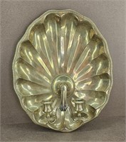 Brass Wall Candle Sconce